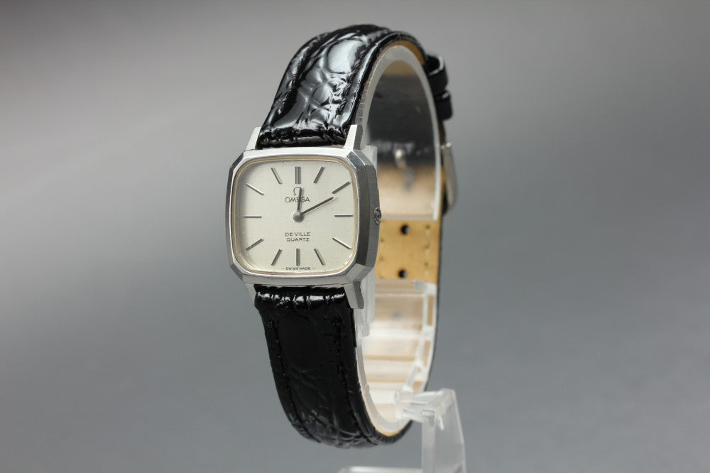 OMEGA De Ville Cal.1350 Silver Quartz 23.1mm Ladies Watch