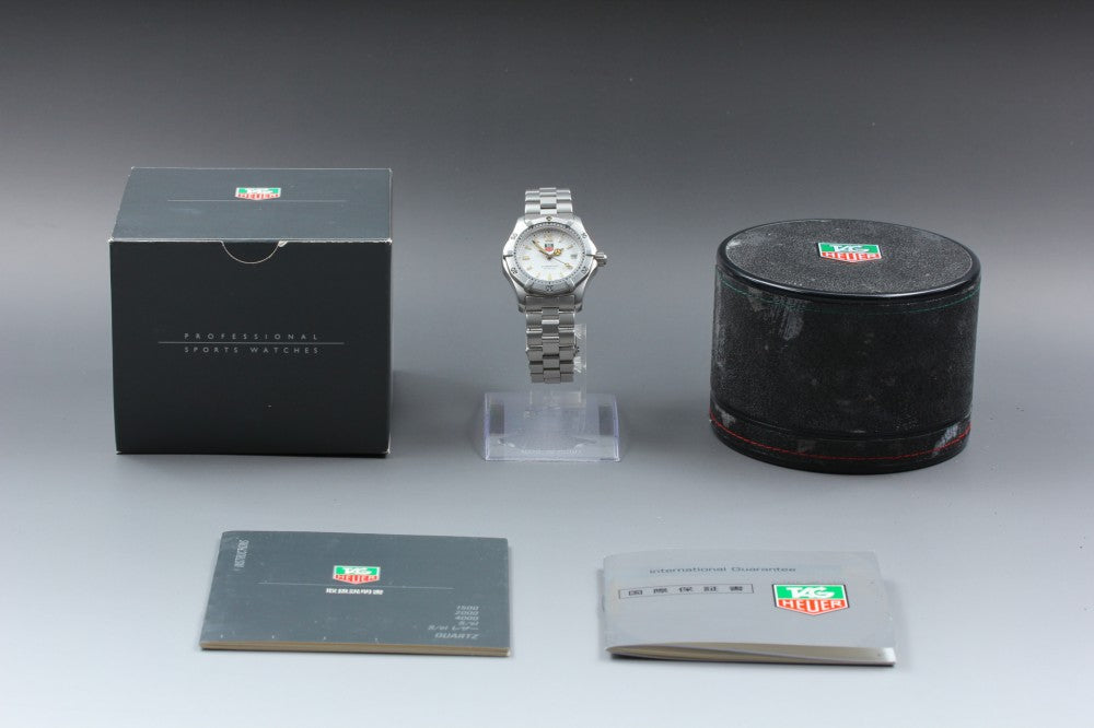 MINT TAG Heuer 2000 Professional WK1211 White Quartz 33.9mm Men's Watch