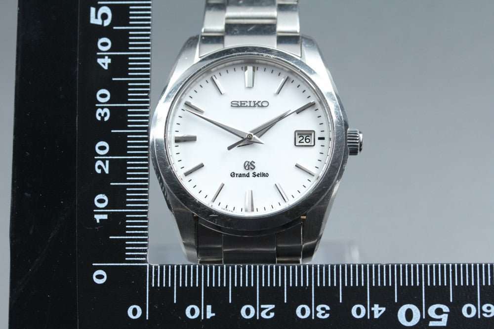 Near MINT Grand Seiko SBGX059/9F62-0AB0 White Quartz 36.3mm Men's Watch