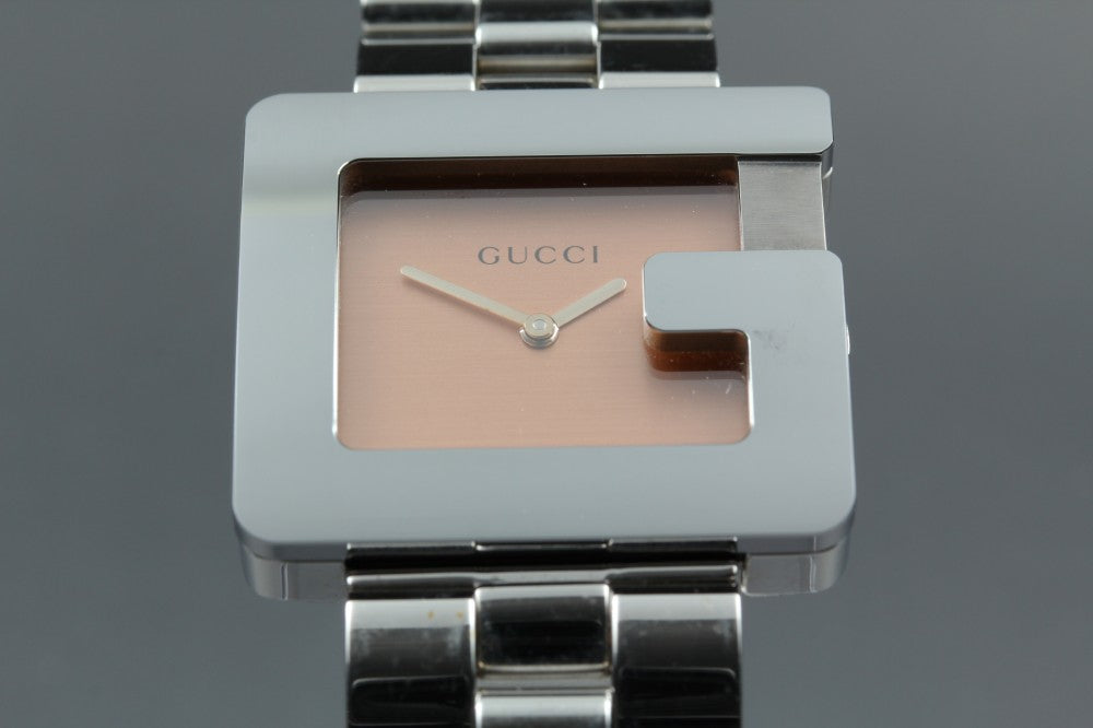 Near MINT GUCCI 3600M Pink Quartz 31.5mm Men's Watch