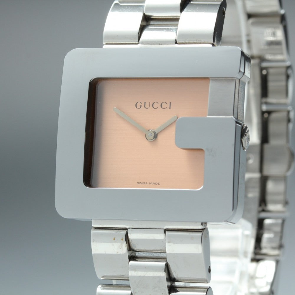 Near MINT GUCCI 3600M Pink Quartz 31.5mm Men's Watch