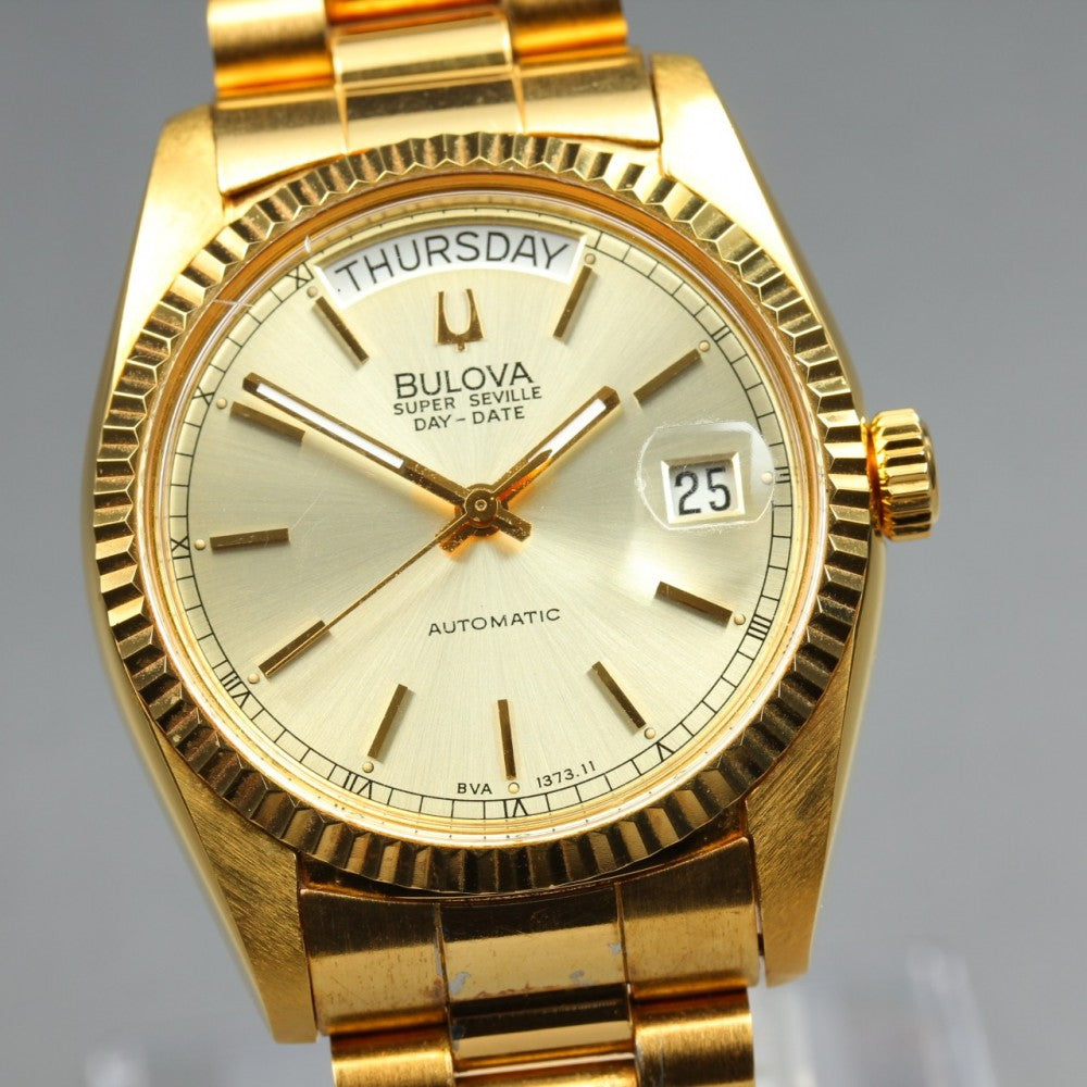 Blover Superseville Day-Date 4410301 Gold Auto 34.2mm Men's Watch