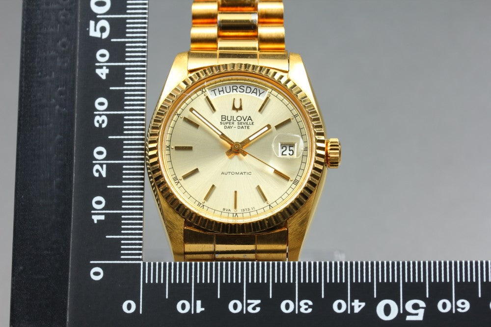 Blover Superseville Day-Date 4410301 Gold Auto 34.2mm Men's Watch