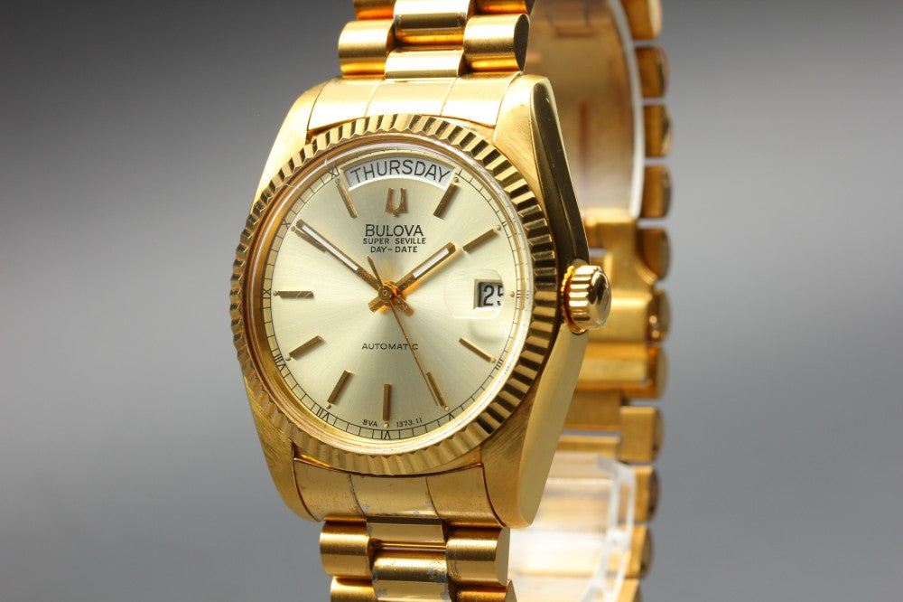 Blover Superseville Day-Date 4410301 Gold Auto 34.2mm Men's Watch