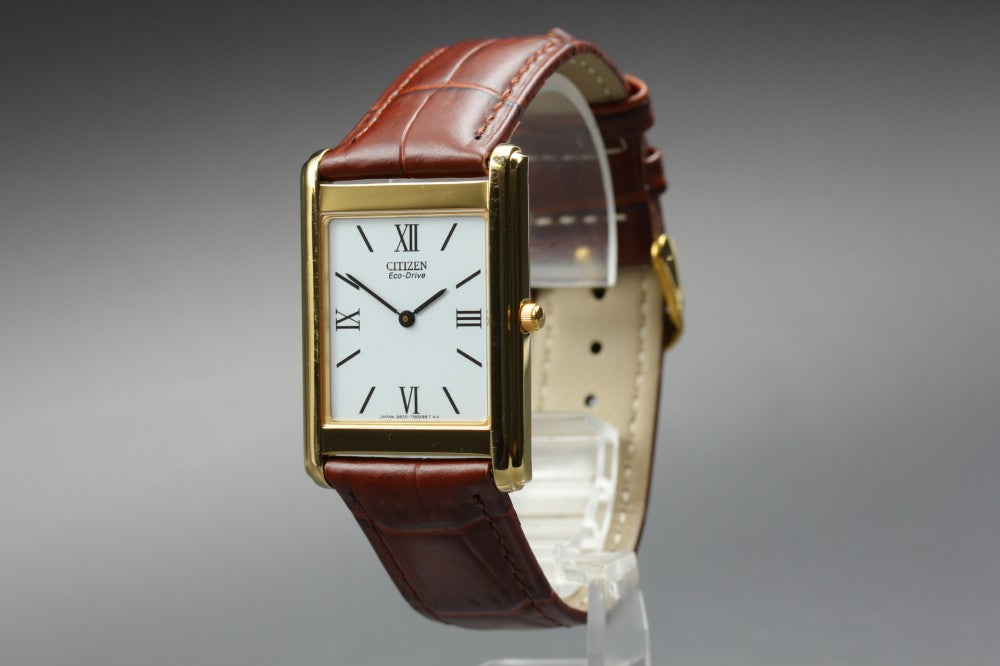 Near MINT CITIZEN Stellet G820-T001700 White Eco-Drive 27.3mm Men's Watch
