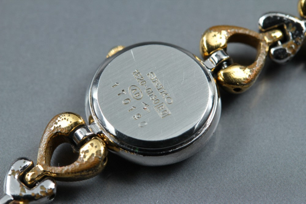 SEIKO Tisse 1E20-0030 Silver Quartz 15.9mm Ladies Watch 1991