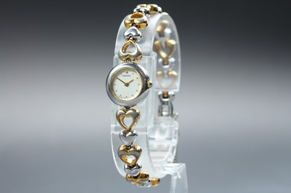 SEIKO Tisse 1E20-0030 Silver Quartz 15.9mm Ladies Watch 1991