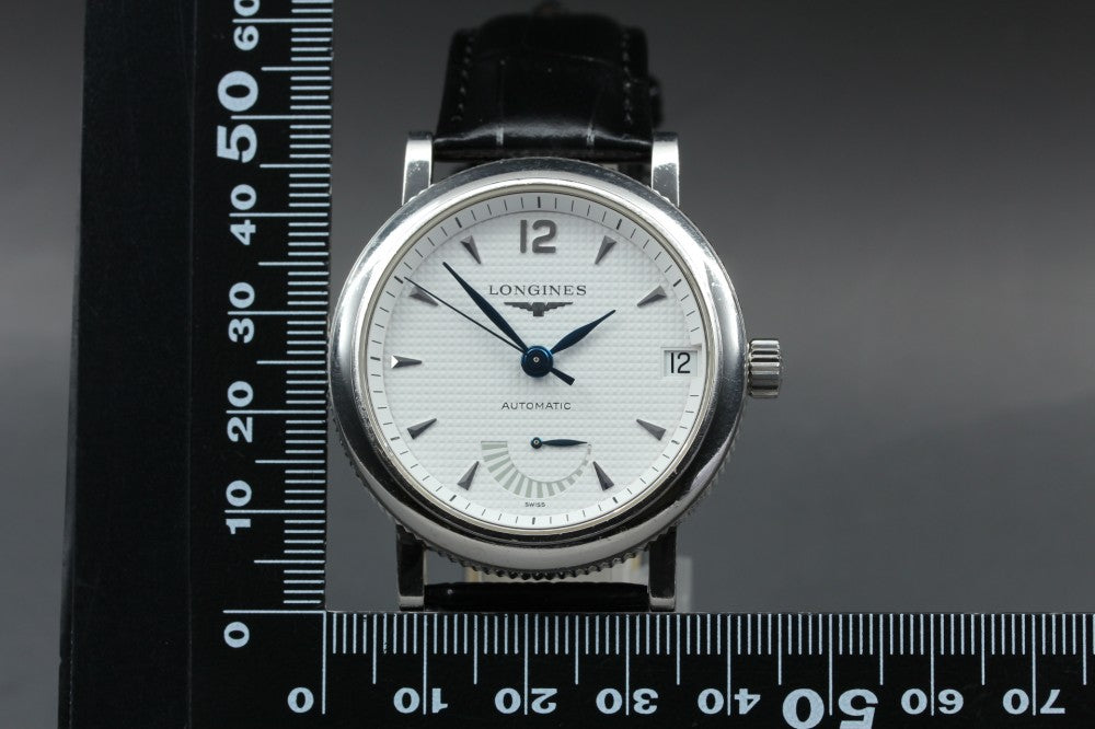 Near MINT LONGINES L2.703.4 White Auto 42mm Men's Watch