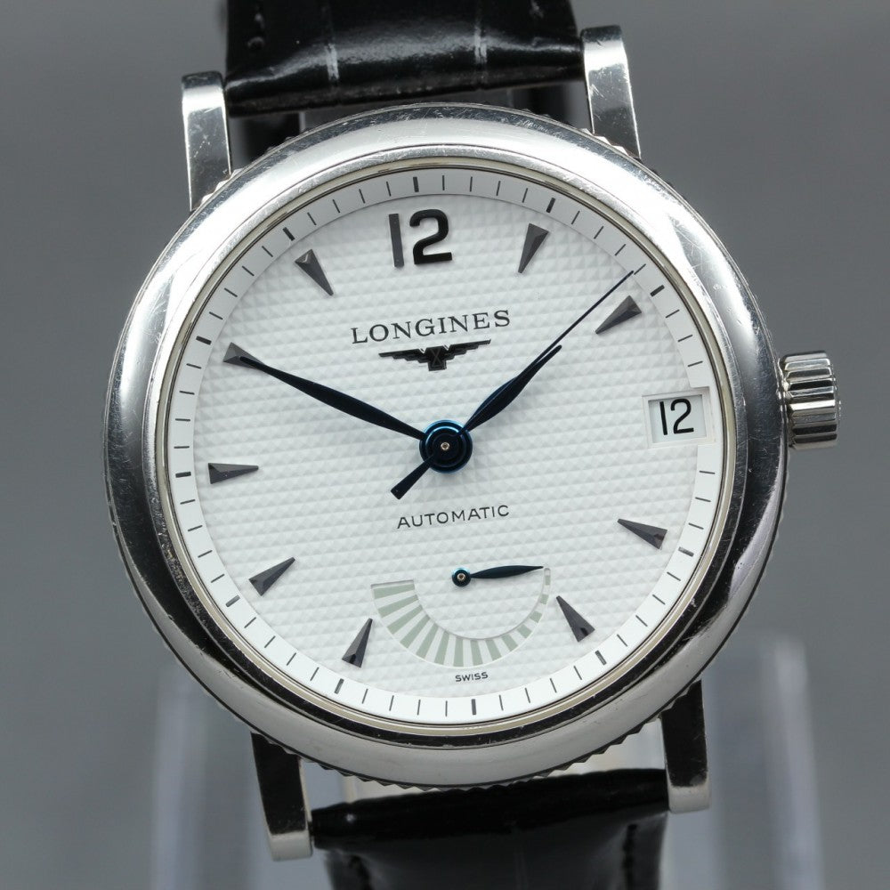 Near MINT LONGINES L2.703.4 White Auto 42mm Men's Watch