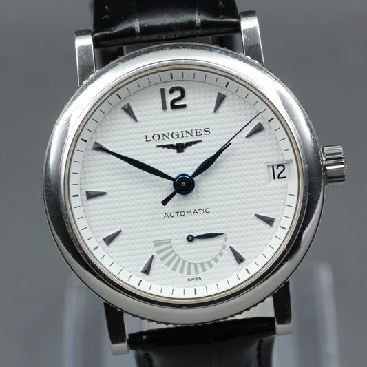 Near MINT LONGINES L2.703.4 White Auto 42mm Men's Watch