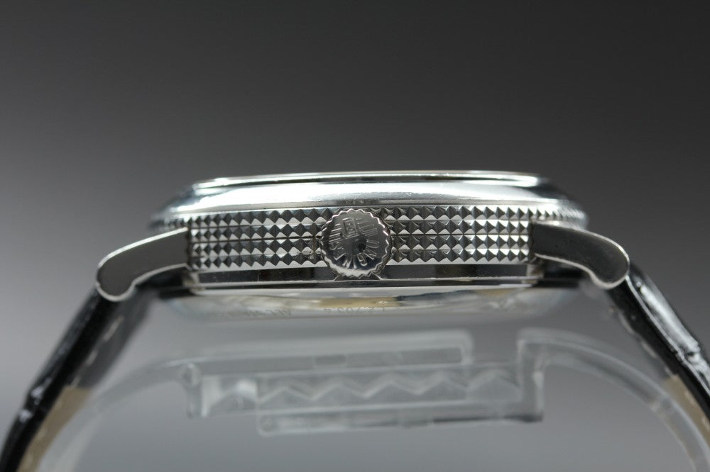 Near MINT LONGINES L2.703.4 White Auto 42mm Men's Watch