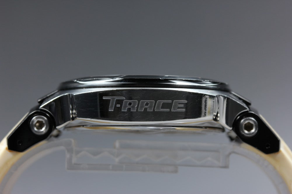 Near MINT TISSOT T-Race Chronograph T048417A Black Quartz 41.5mm Men's Watch