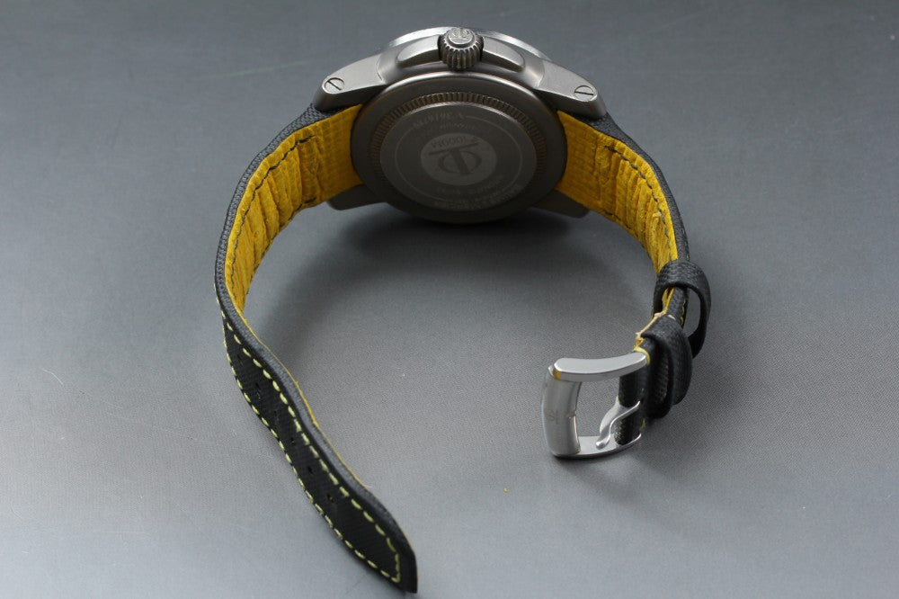 Near MINT Baume&Mercier Capeland 65414 Yellow Auto 44mm Men's Watch