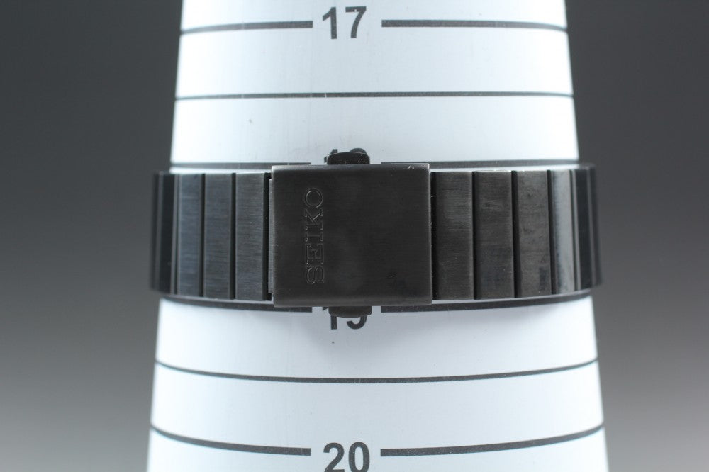 Near MINT SEIKO Spirit Sottsass SCEB037/7T92-0TN0 Black Quartz 38.8mm Men's Watch