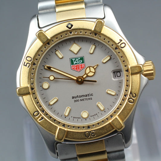 Near MINT TAG Heuer Professional 2000 665.013F Grey Auto 34.2mm Men's Watch