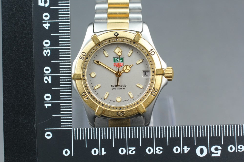 Near MINT TAG Heuer Professional 2000 665.013F Grey Auto 34.2mm Men's Watch