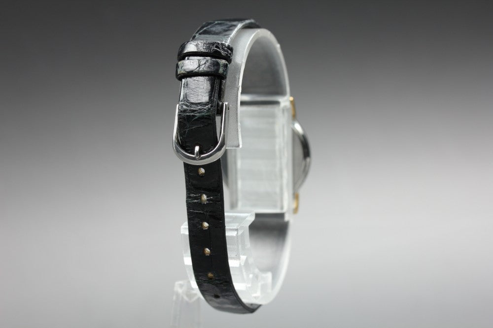 Near MINT SEIKO Credor 2F70-0020 Silver Quartz 23.1mm Ladies Watch 1992