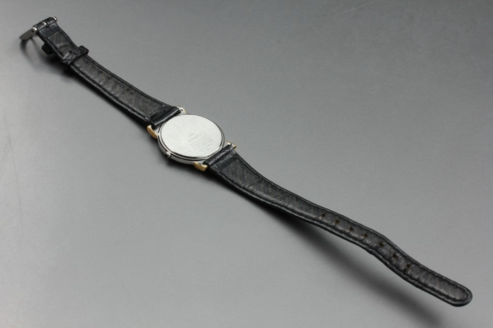 Near MINT SEIKO Credor 2F70-0020 Silver Quartz 23.1mm Ladies Watch 1992