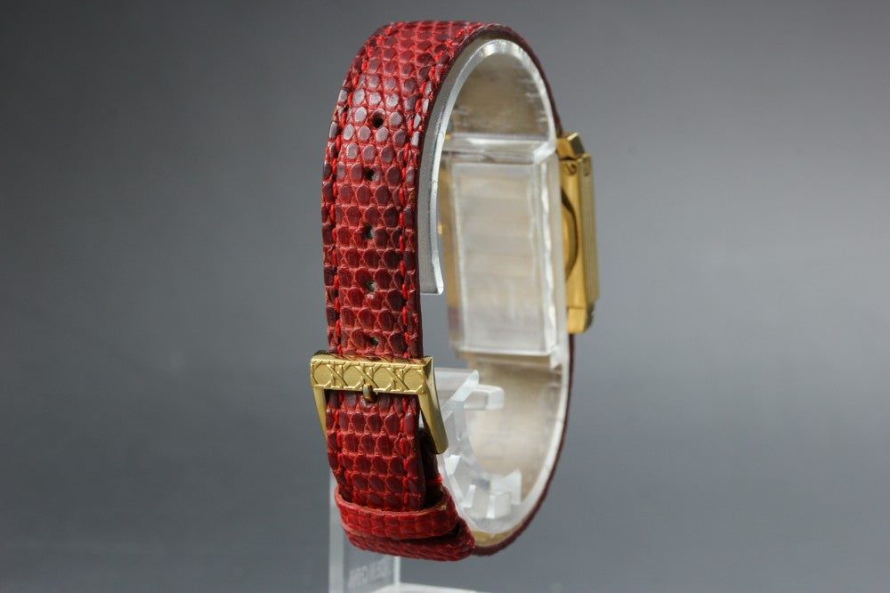 Near MINT Christian Dior La Parisienne D60-159 Gold Quartz 19mm Ladies Watch