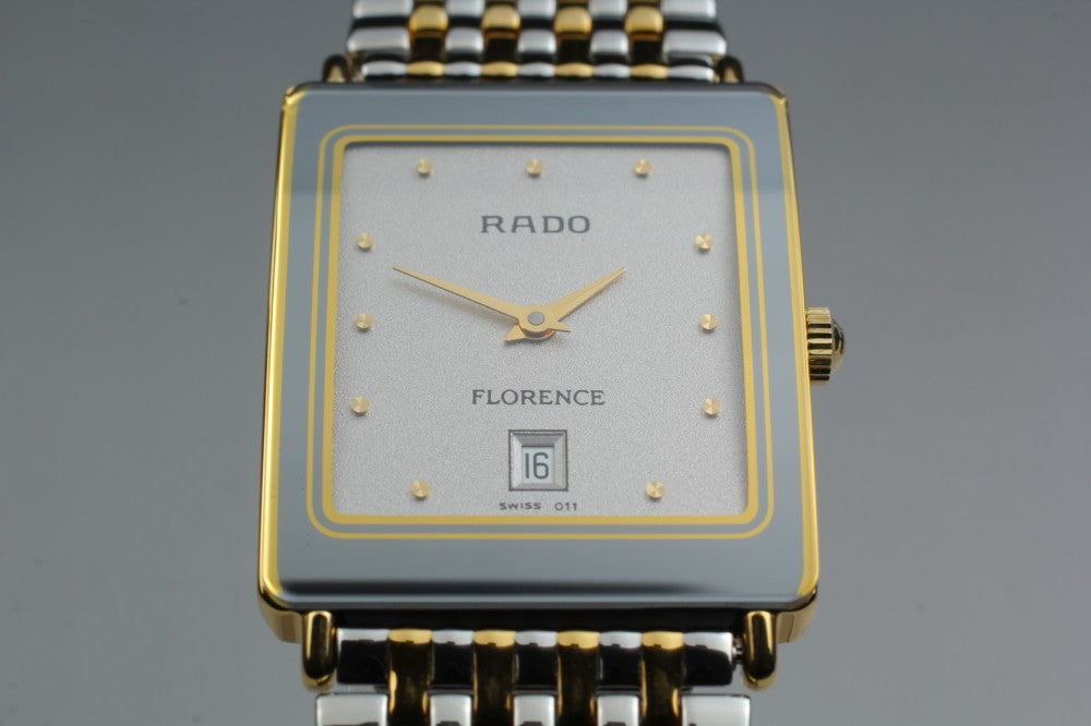 MINT RADO Florence 160.3605.2N Silver Quartz 24mm Men's Watch