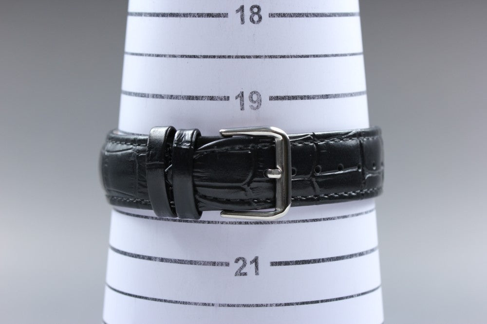 Near MINT TIFFANY&Co. Atlas M06940 Silver Auto 35.9mm Men's Watch