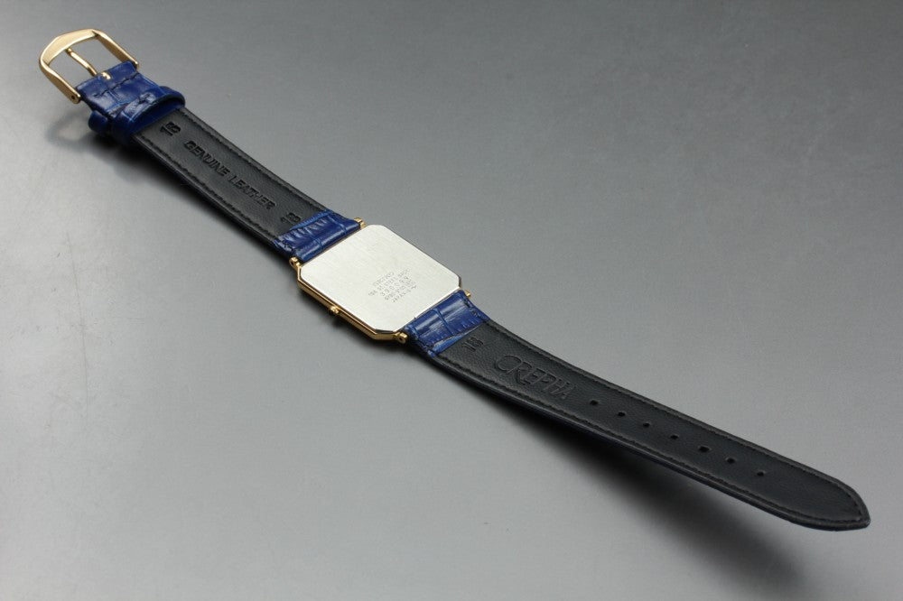 Near MINT SEIKO Dolce 6730-5160 Gold Quartz 26.3mm Men's Watch 1983