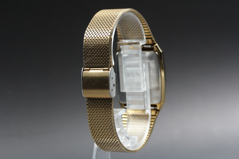 Near MINT SEIKO Spirit 5E31-5A60 Gold Quartz 29mm Men's Watch 1990