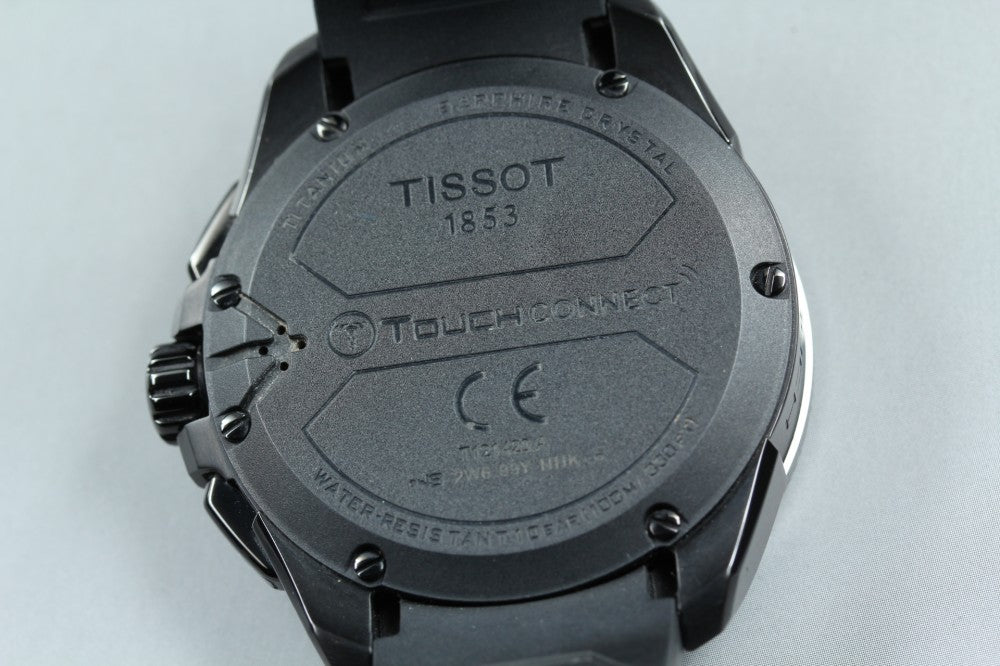 MINT TISSOT T-Touch T121420A Black Solar Quartz 35mm Men's Watch