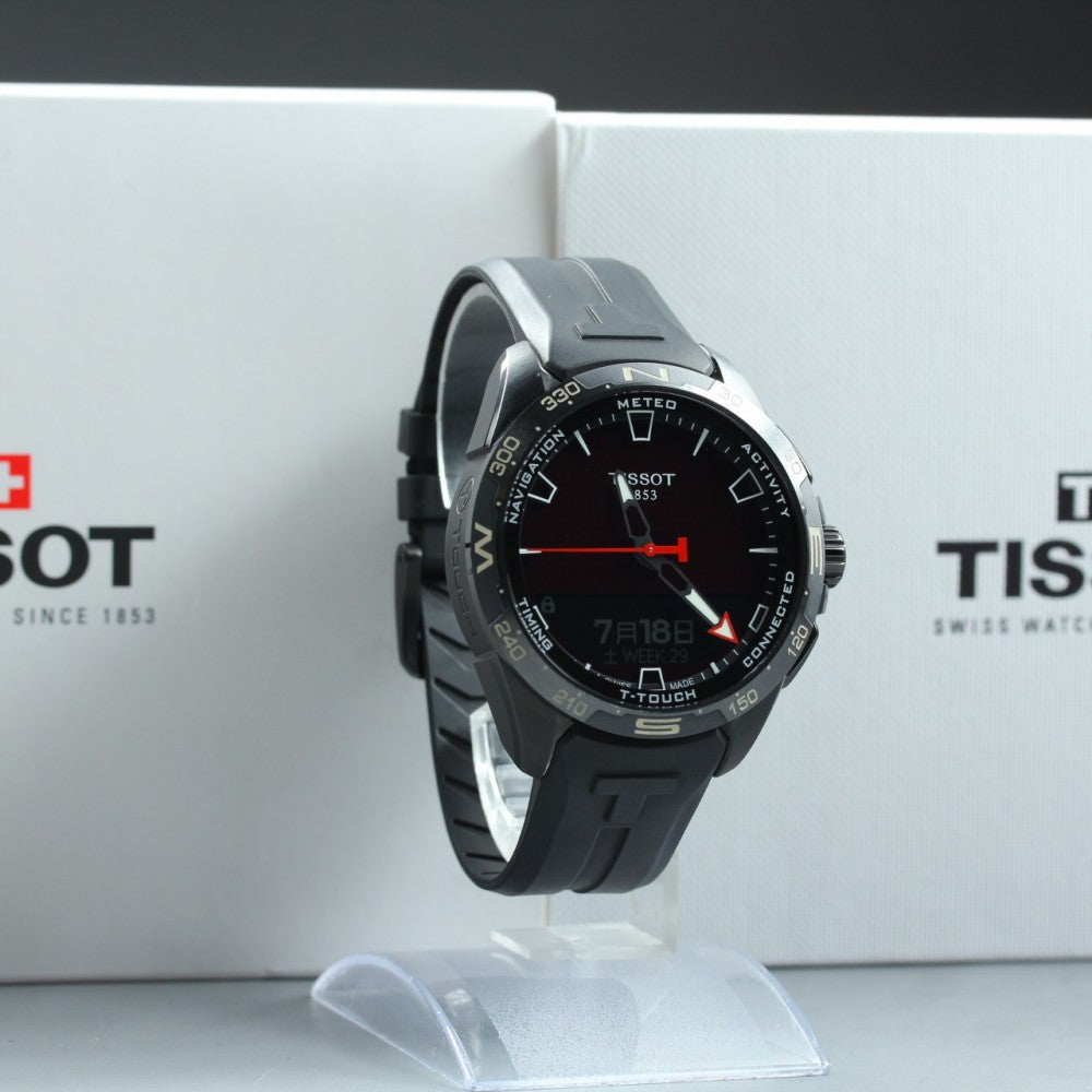 MINT TISSOT T-Touch T121420A Black Solar Quartz 35mm Men's Watch