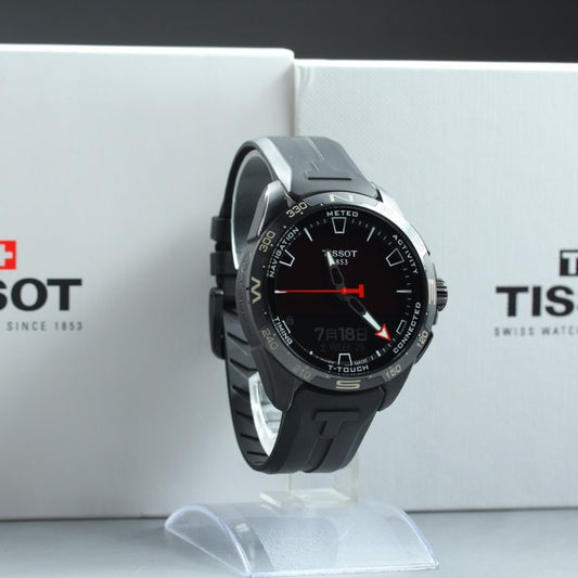 MINT TISSOT T-Touch T121420A Black Solar Quartz 35mm Men's Watch