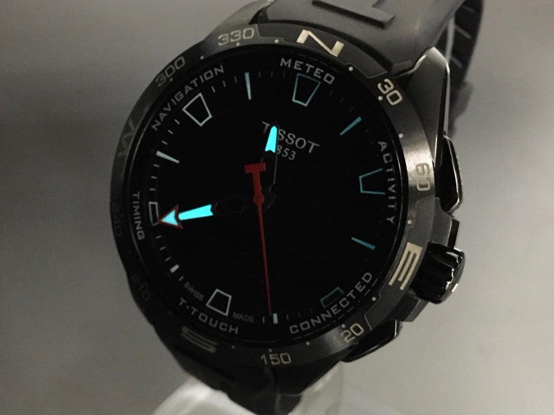 MINT TISSOT T-Touch T121420A Black Solar Quartz 35mm Men's Watch