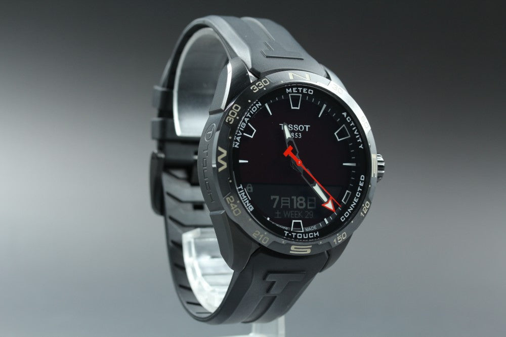 MINT TISSOT T-Touch T121420A Black Solar Quartz 35mm Men's Watch