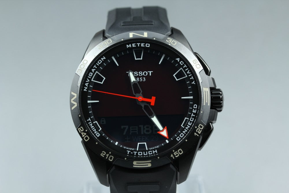 MINT TISSOT T-Touch T121420A Black Solar Quartz 35mm Men's Watch