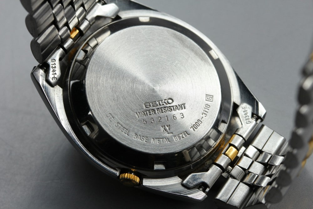 SEIKO 5 7009-3110 Gold Auto 36mm Men's Watch 1985