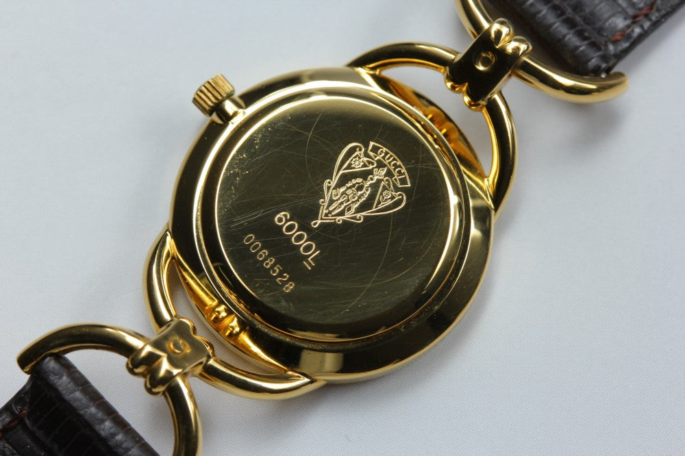 GUCCI 6000L Green Quartz 23mm Ladies Watch
