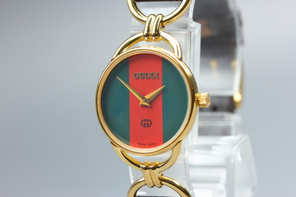 GUCCI 6000L Green Quartz 23mm Ladies Watch