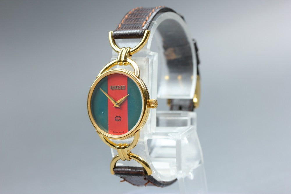 GUCCI 6000L Green Quartz 23mm Ladies Watch