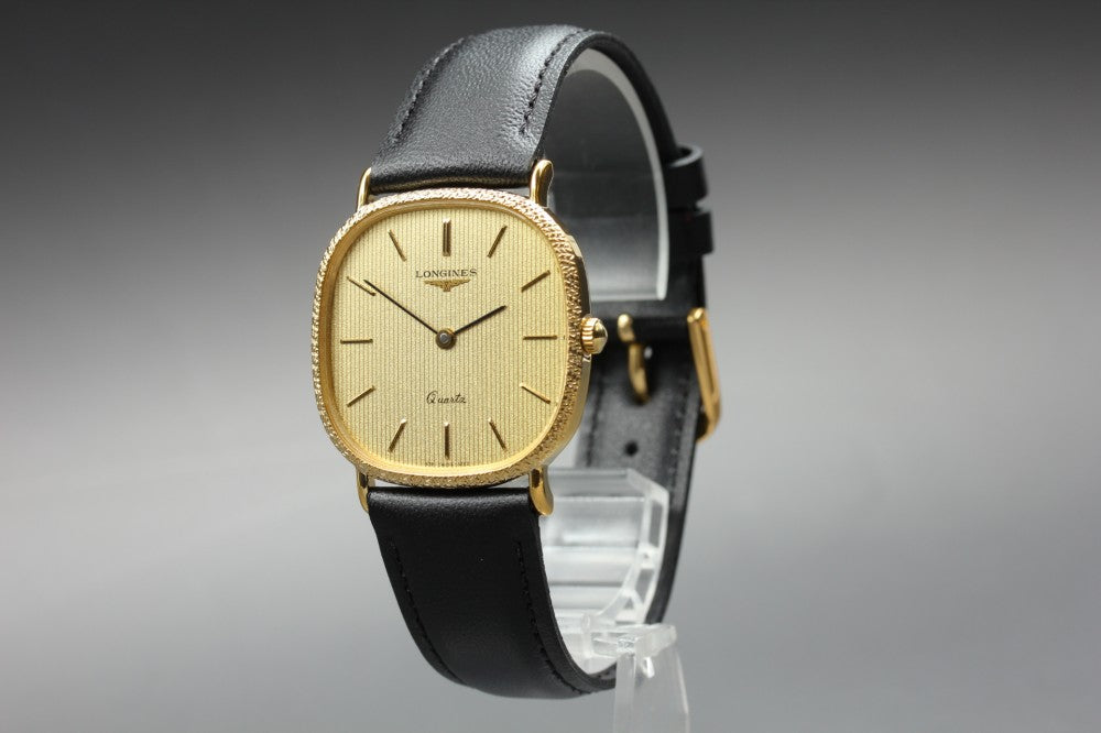 Near MINT LONGINES 978 3253 Gold Quartz 30.4mm Men's Watch