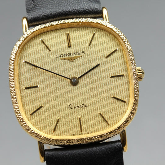 Near MINT LONGINES 978 3253 Gold Quartz 30.4mm Men's Watch