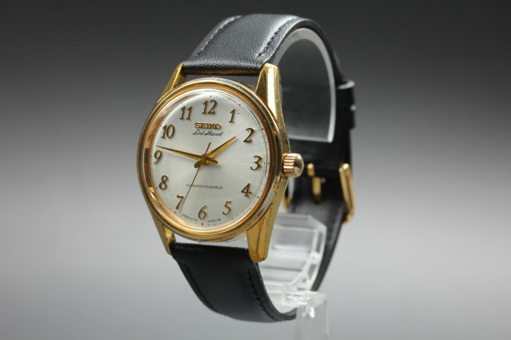 SEIKO Lord Marvel 5740-8000 Silver Auto 34.3mm Men's Watch 1966