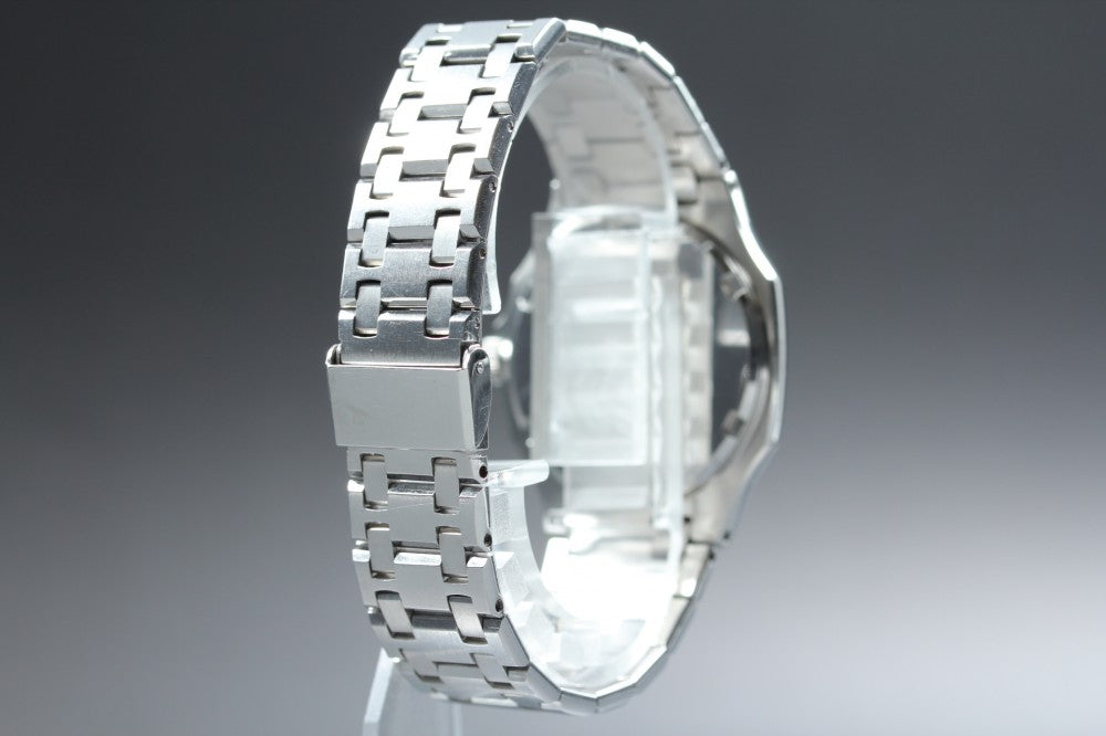 Near MINT SEIKO Credor 9661-5000 Silver Quartz 34mm Men's Watch 1988