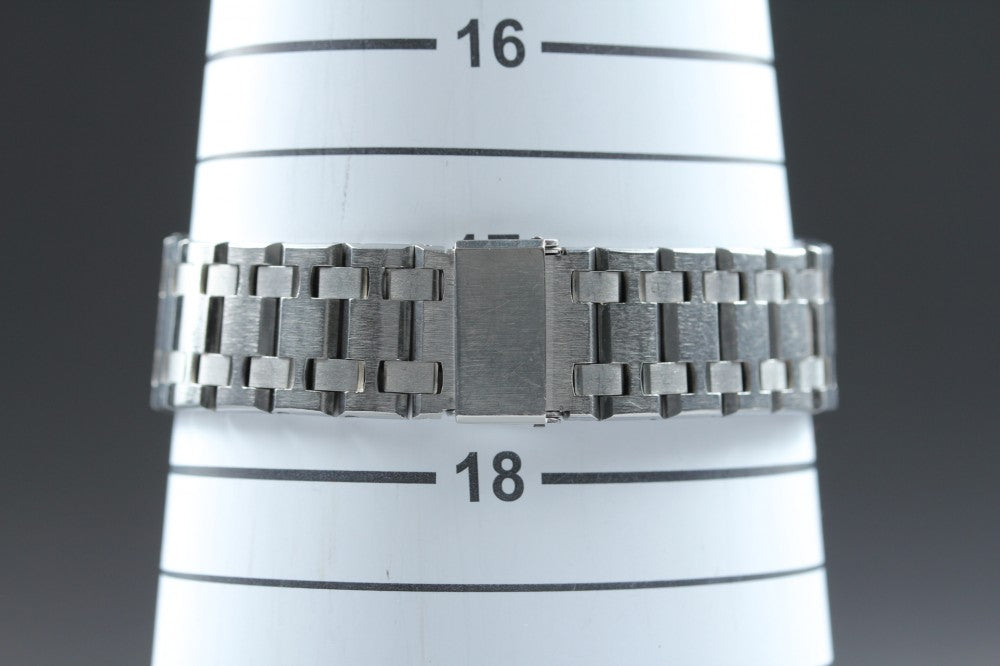Near MINT SEIKO Credor 9661-5000 Silver Quartz 34mm Men's Watch 1988