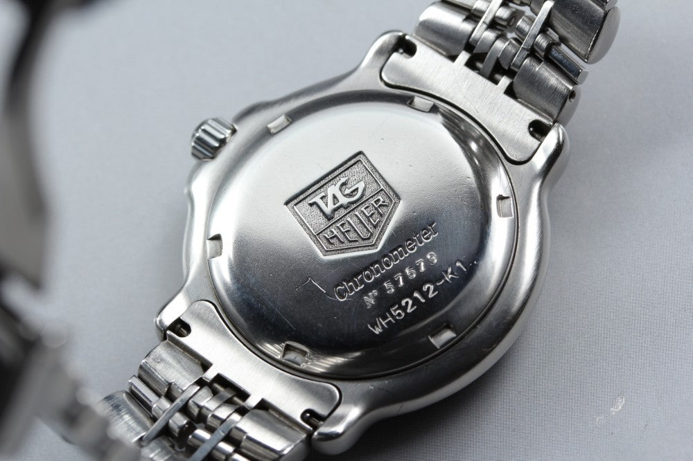 Near MINT TAG Heuer 6000 Professional WH5212-K1 Grey Auto 34mm Men's Watch