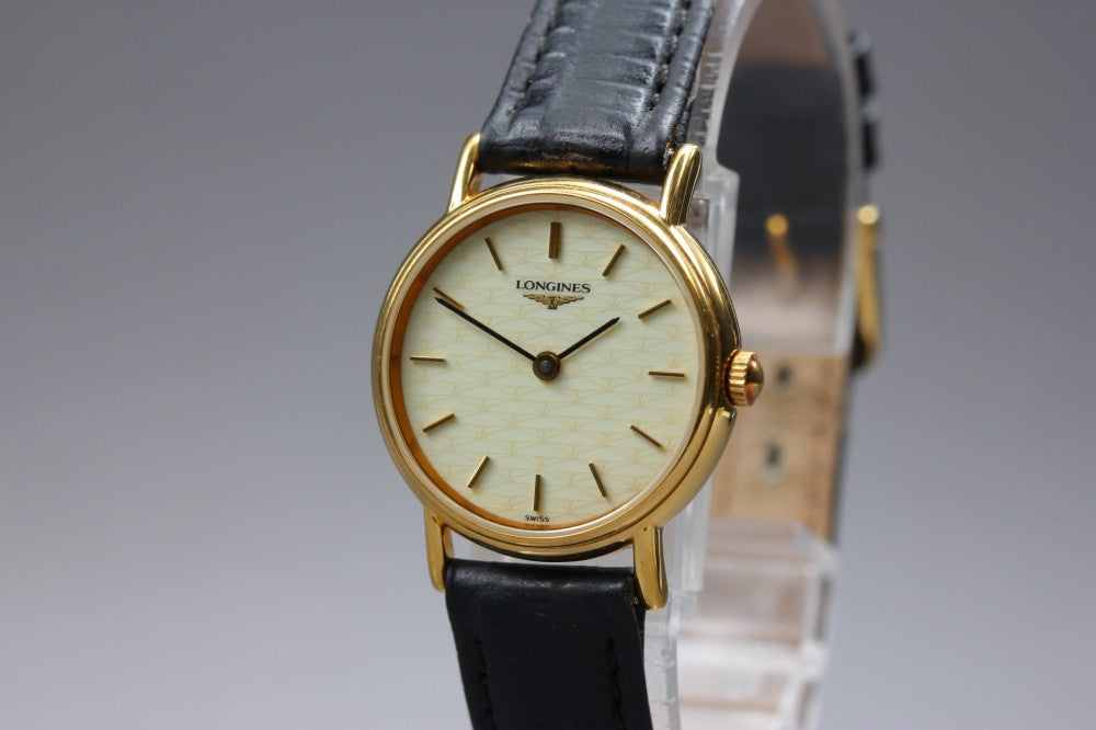 Near MINT LONGINES Grand Classic L4.137.2 Quartz 22.7mm Ladies Watch