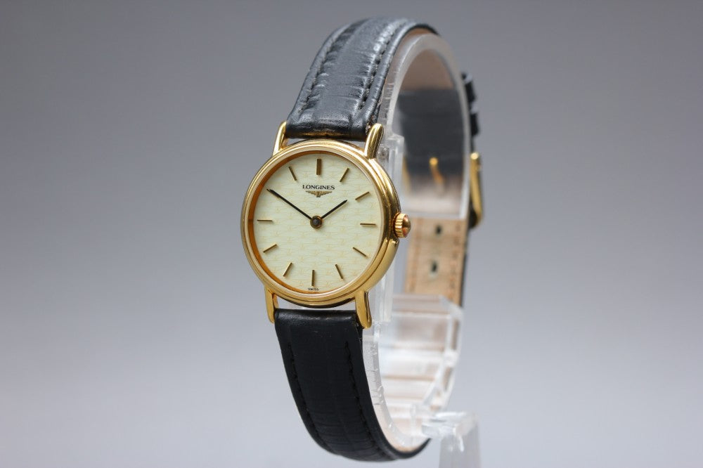 Near MINT LONGINES Grand Classic L4.137.2 Quartz 22.7mm Ladies Watch