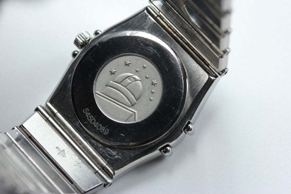 Near MINT OMEGA Constellation 795.1080.1 Cal.1456 Silver Quartz 22.5mm Ladies Watch