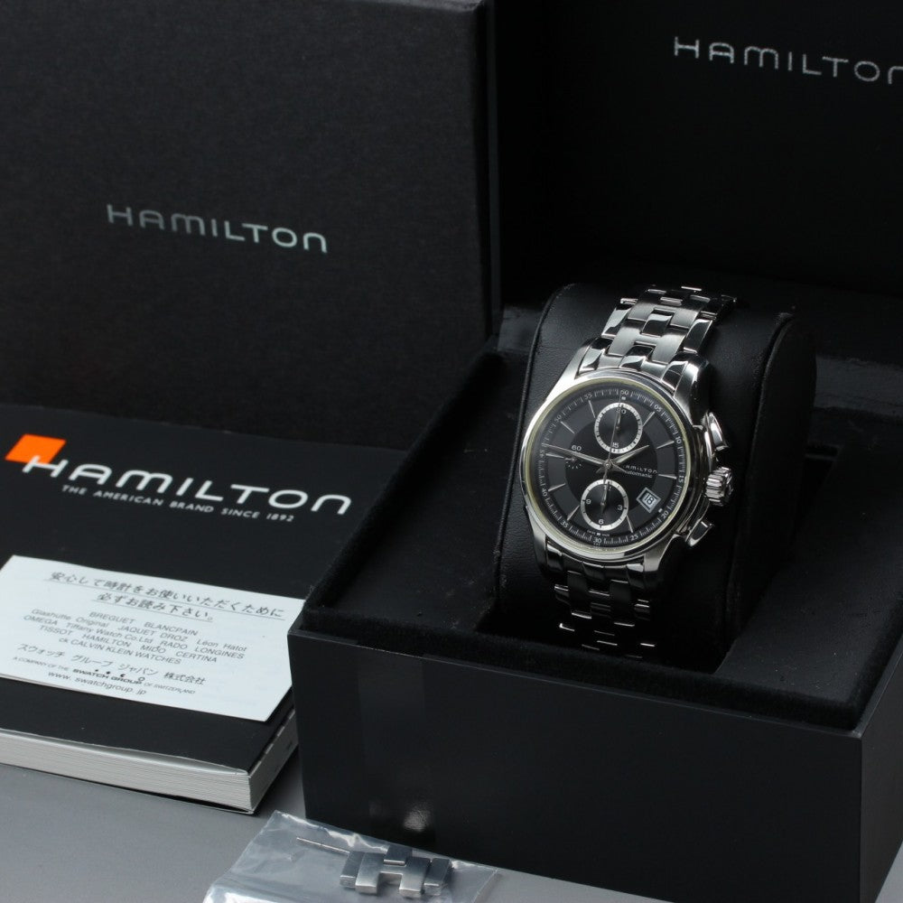 Near MINT HAMILTON Jazzmaster H326160 Black Auto 42mm Men's Watch