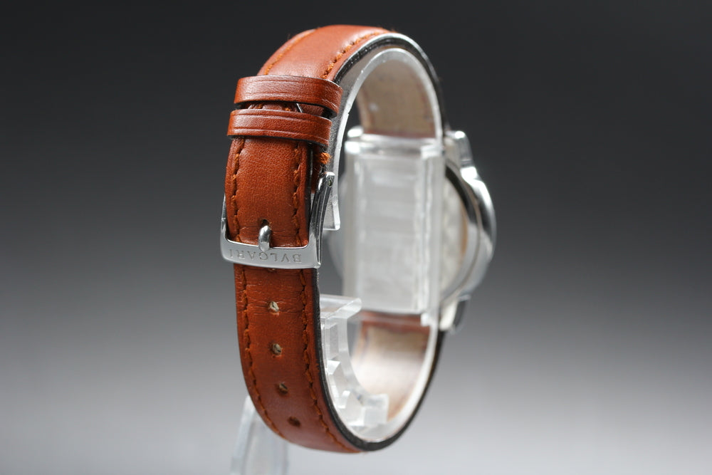 Near MINT BVLGARI Solo Tempo ST29S Quartz 28.6mm Ladies Watch