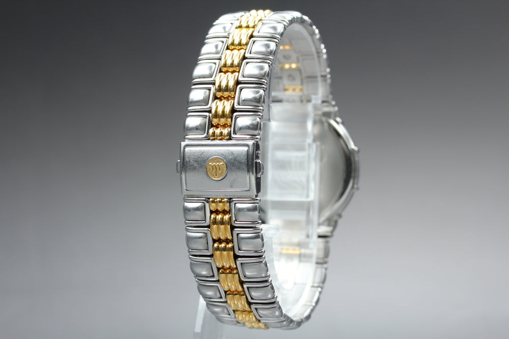 Near MINT SEIKO Credor 9579-6000 White Quartz 32mm Men's Watch 1987