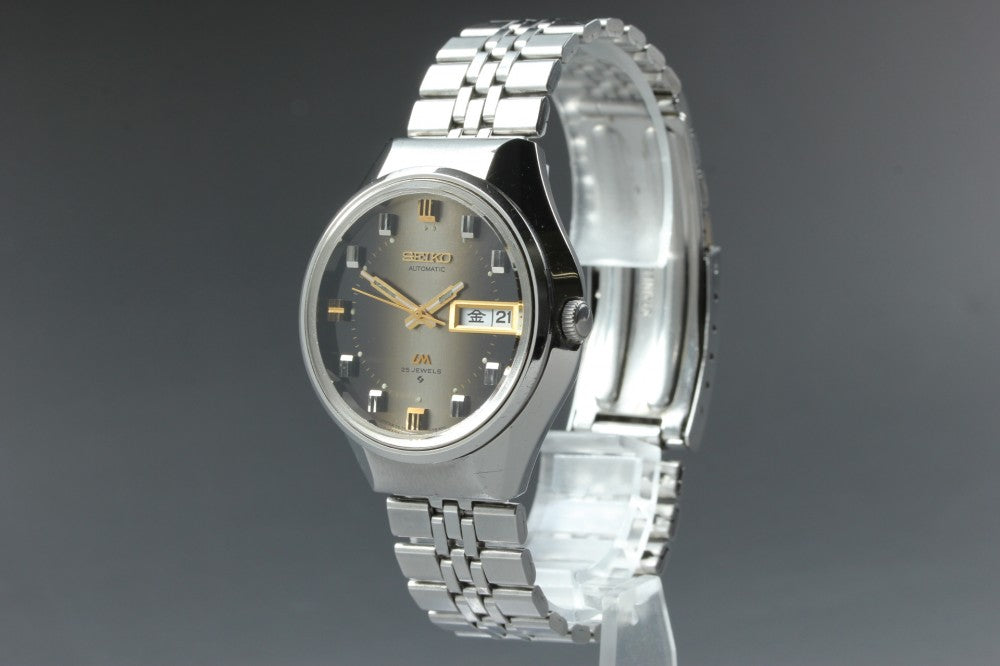 Near MINT SEIKO Lord Matic 5606-7290 Brown Auto 35.3mm Men's Watch 1973